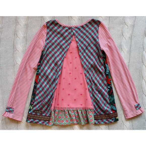 MATILDA JANE Christmas Hundred Years Tunic Top Mixed Print, Size 8 - Picture 5 of 10